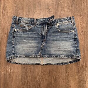 Zara Blue Denim Skirt